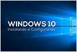 Instalação do Windows 10 trava em A instalação está sendo